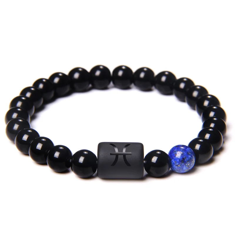 Bracelet "Zodiac Signs - Black Onyx"