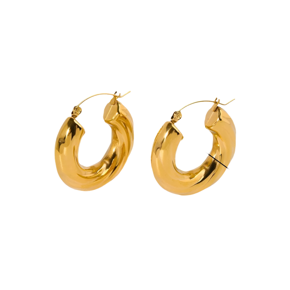 Earrings "Twisted Elegance" - Emberly