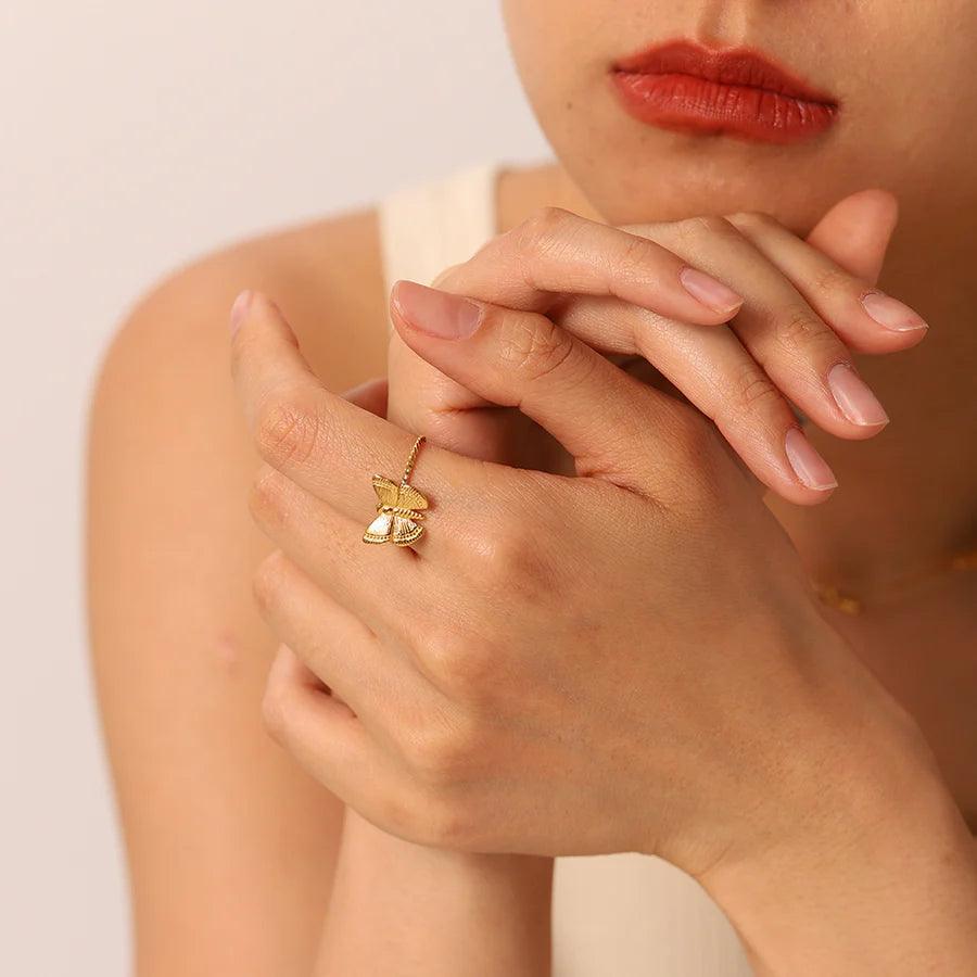 Butterfly Elegance Ring - Emberly
