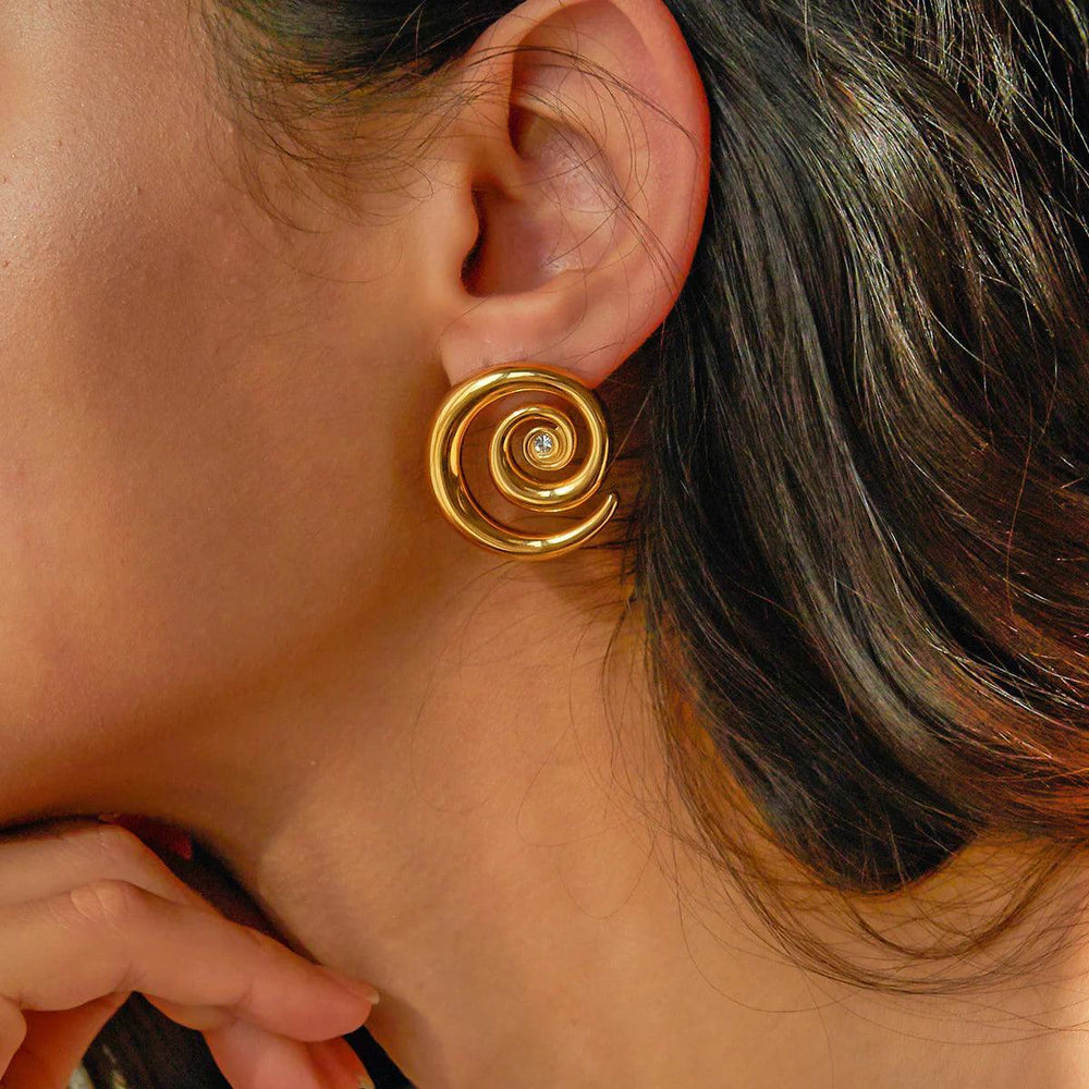 Checkered Elegance Earrings - Emberly