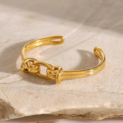 Bracelet "Knot Cuff Bangle" - Emberly