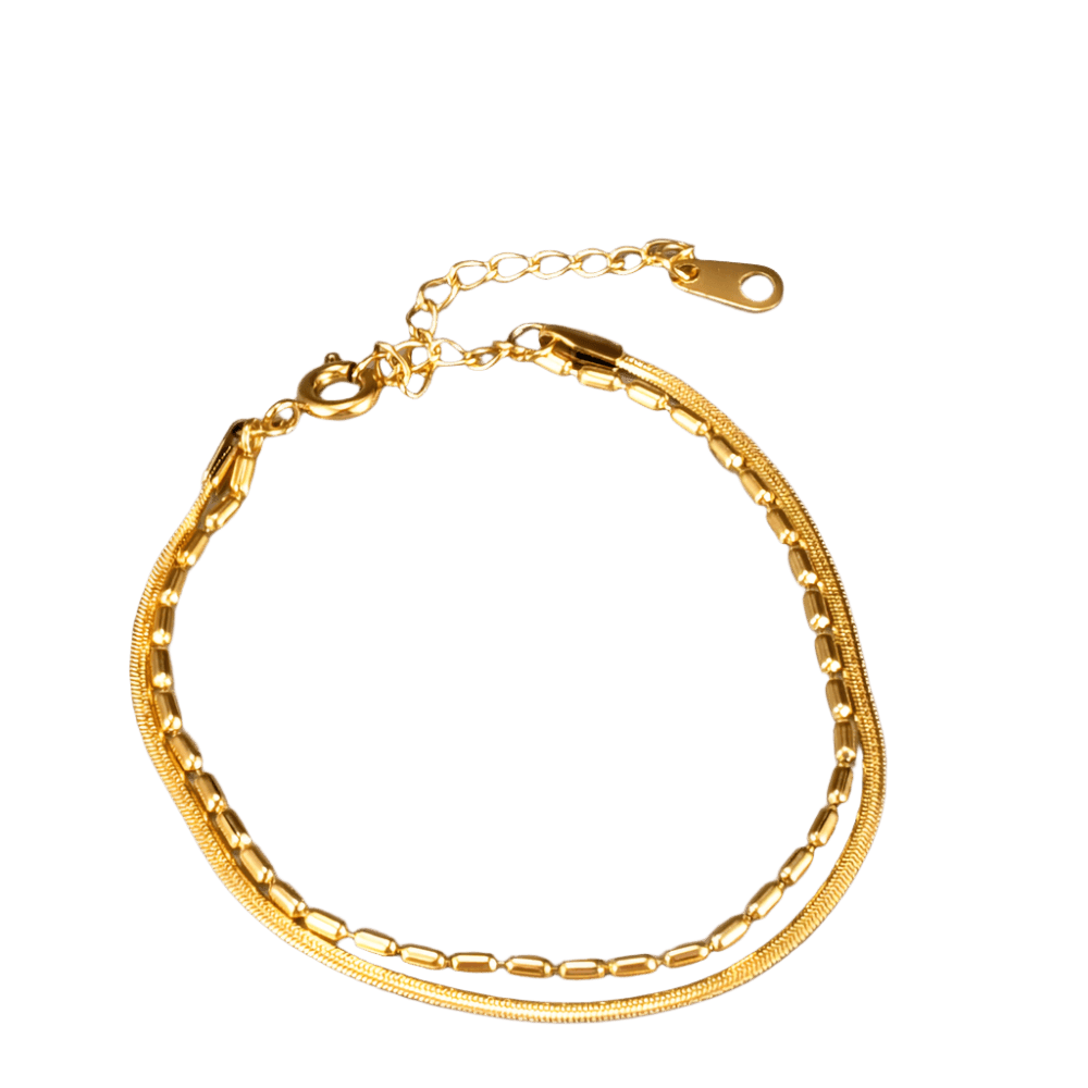 Bracelet "Herringbone and Chain" - Emberly