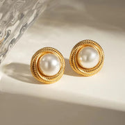 Earrings "Aqua Pearl" - Emberly