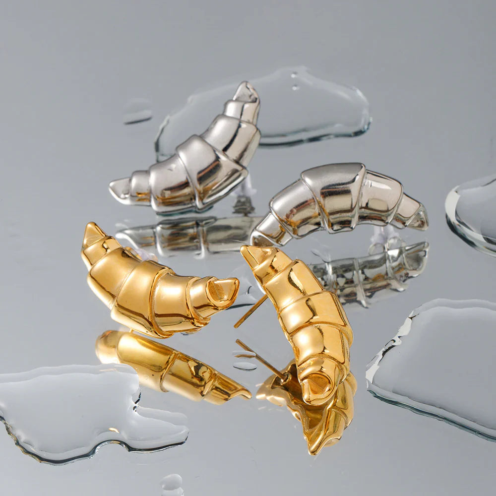 Earrings "Croissant" - Emberly