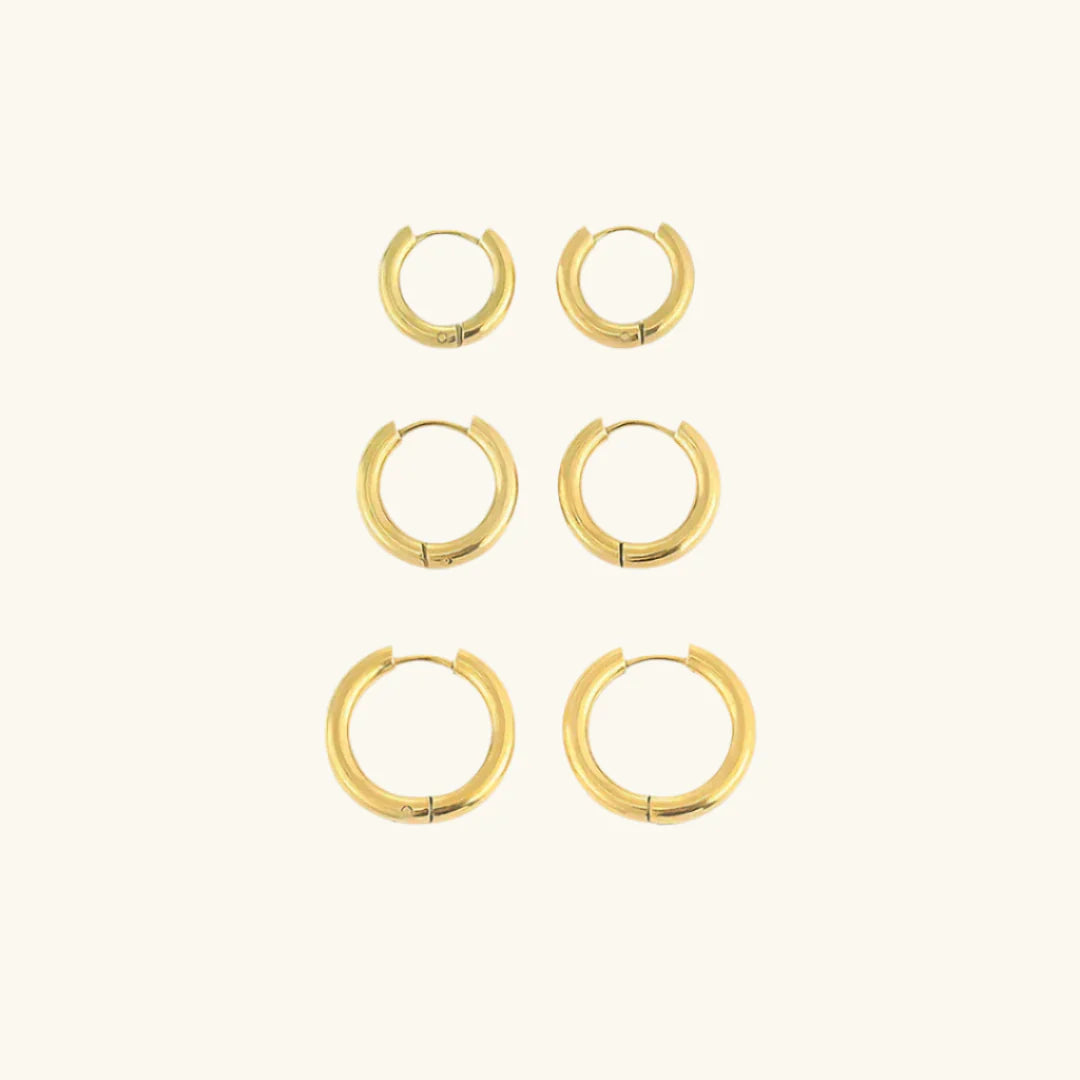 Earrings "Huggie" - Emberly