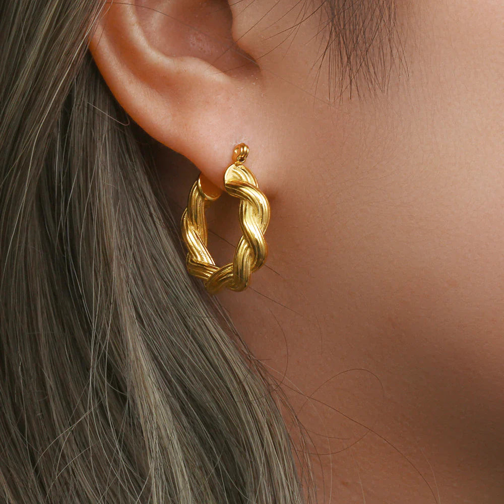 Earrings "Sparry Hoops" - Emberly