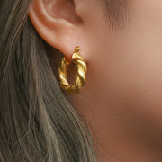 Earrings "Sparry Hoops" - Emberly