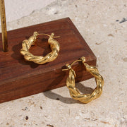 Earrings "Sparry Hoops" - Emberly