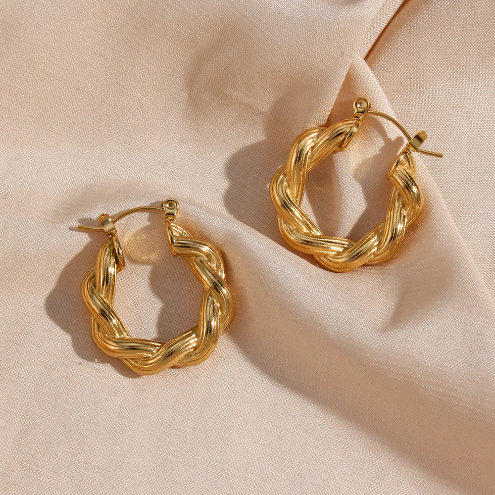 Earrings "Sparry Hoops" - Emberly