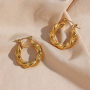 Earrings "Sparry Hoops" - Emberly