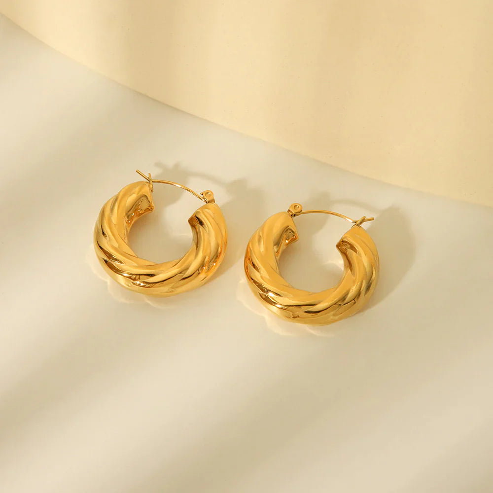 Earrings "Twisted Elegance" - Emberly