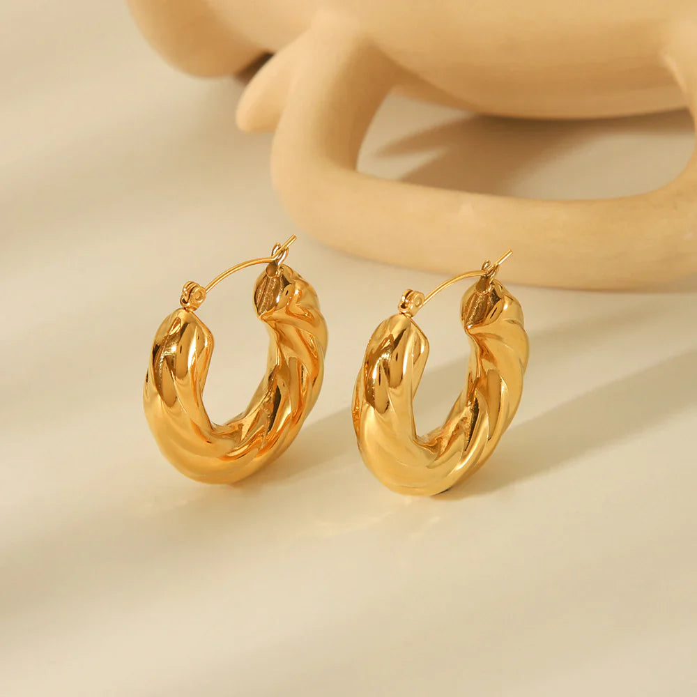 Earrings "Twisted Elegance" - Emberly