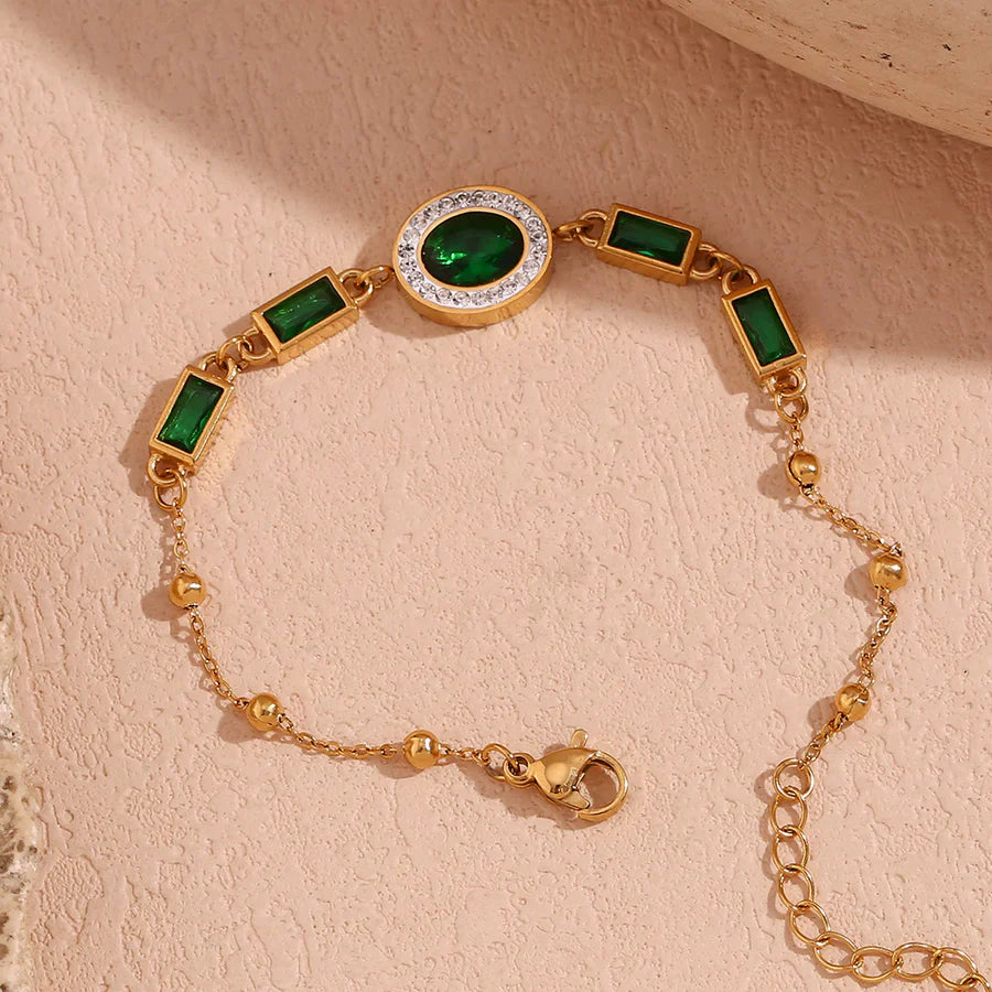 Bracelet "Emerald Grace" - Emberly