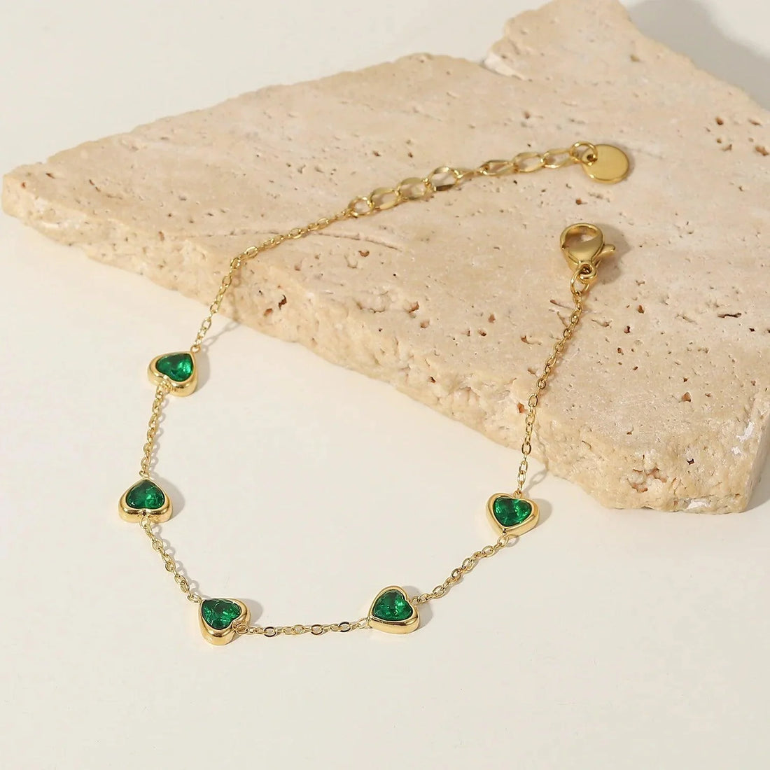 Bracelet "Emerald Heart" - Emberly