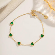 Bracelet "Emerald Heart" - Emberly