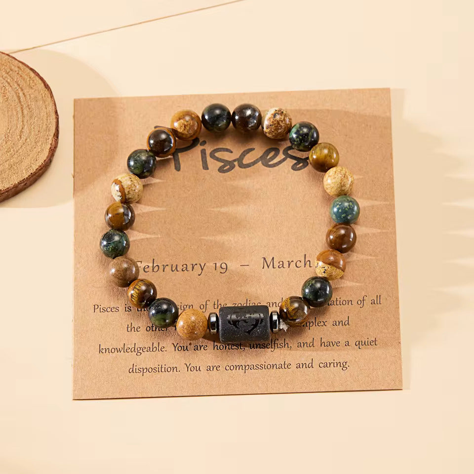 Bracelet „Tiger Eye - Zodiac“