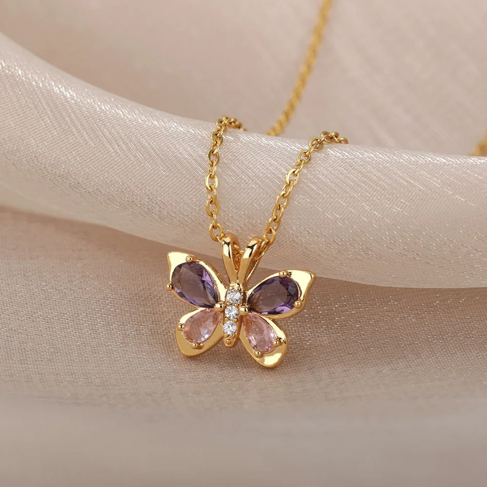Necklace„Aurora Butterfly“
