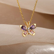 Necklace „Aurora Butterfly“