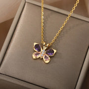 Necklace „Aurora Butterfly“