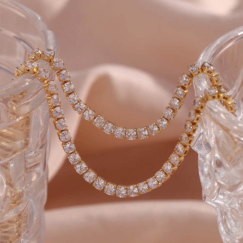 Necklace "Tennis"