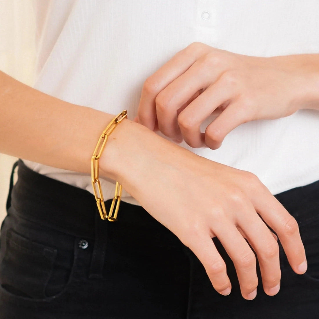 Bracelet "Paperclip Chain" - Emberly