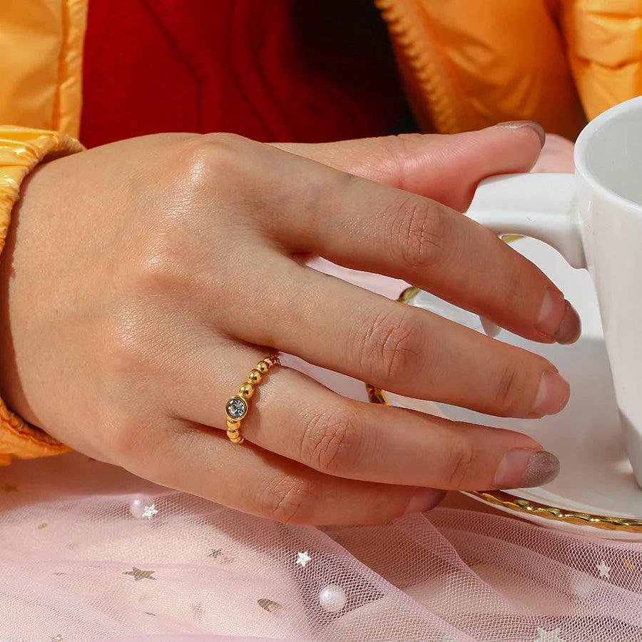 Ring "Beaded Diamond" - Emberly