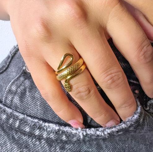 Ring "Snake Wrap"- Emberly