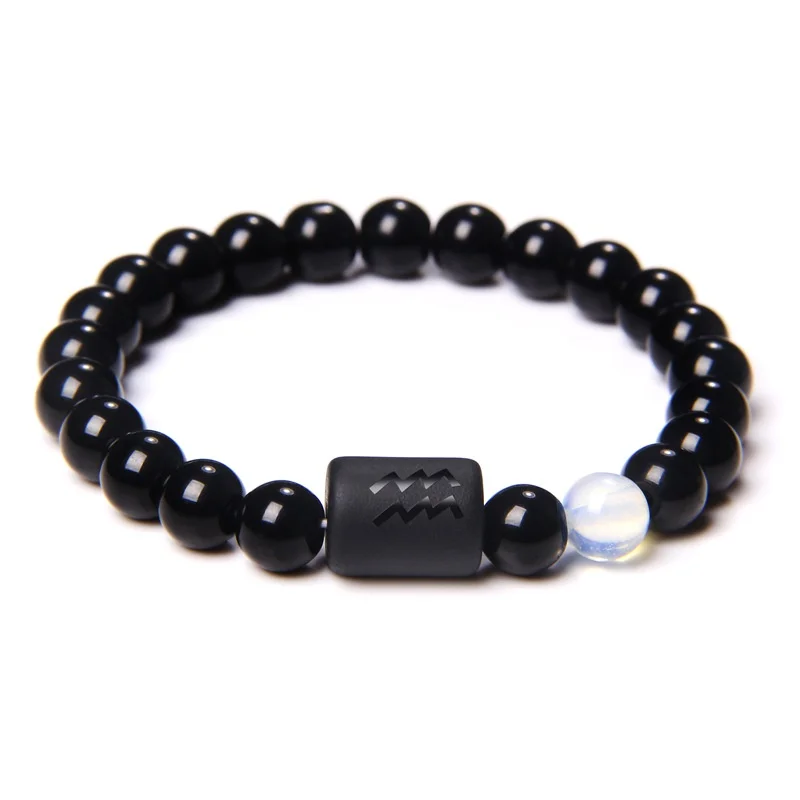 Bracelet "Zodiac Signs - Black Onyx"