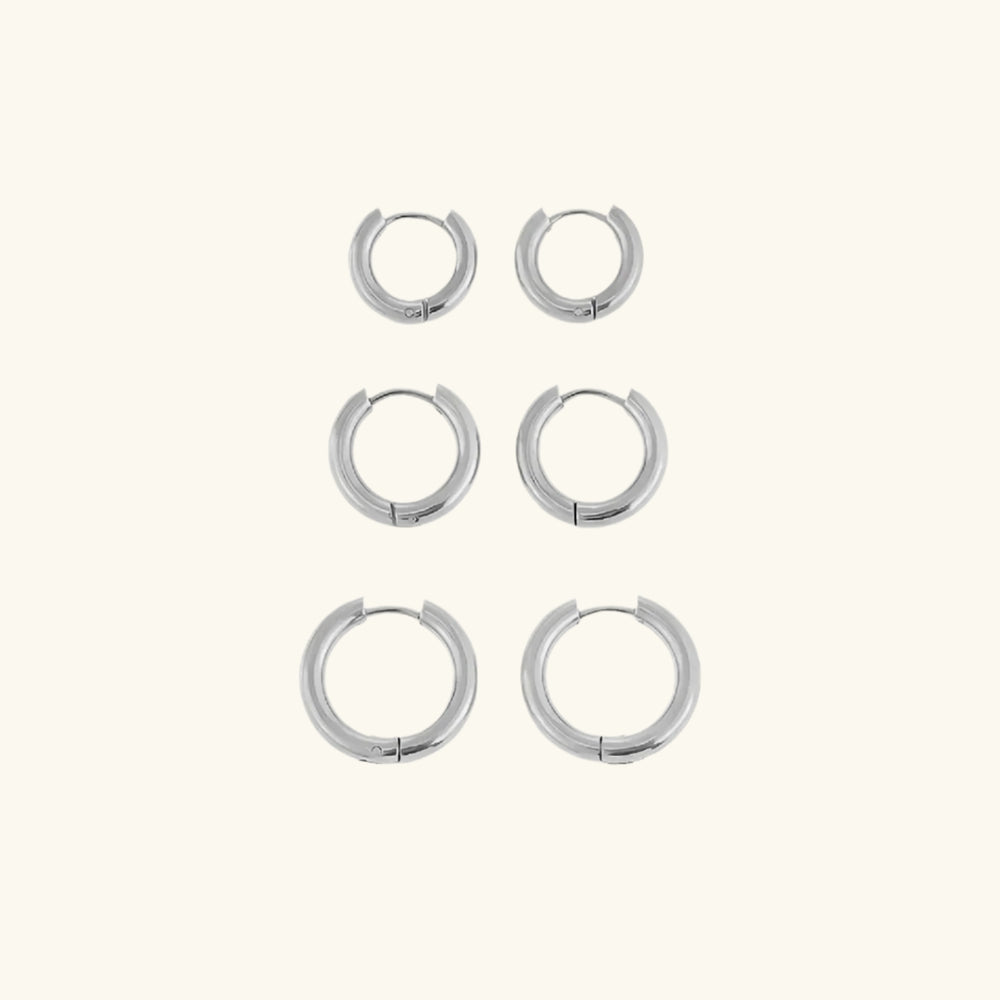 Earrings "Huggie" - Emberly