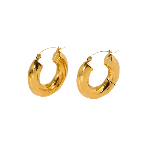 Earrings "Twisted Elegance" - Emberly