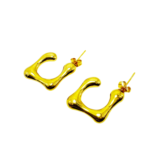 U Shape Hoop Earrings - Emberly