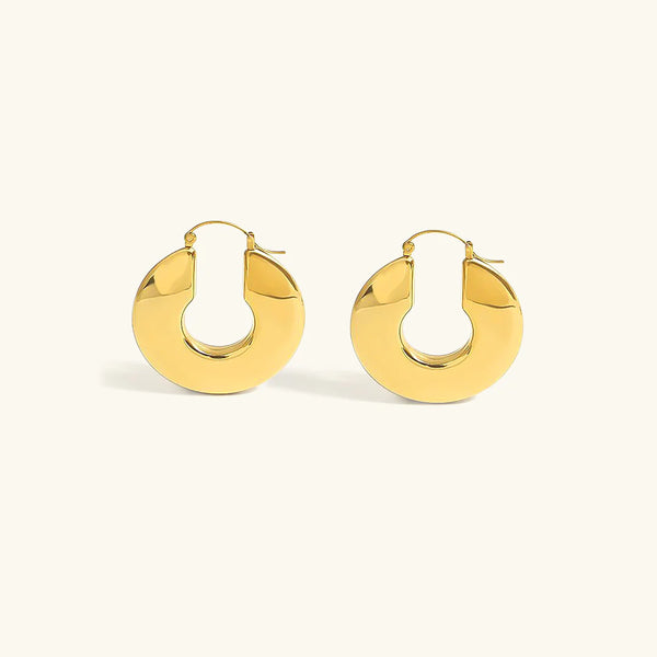 Earrings Chunky Hoops