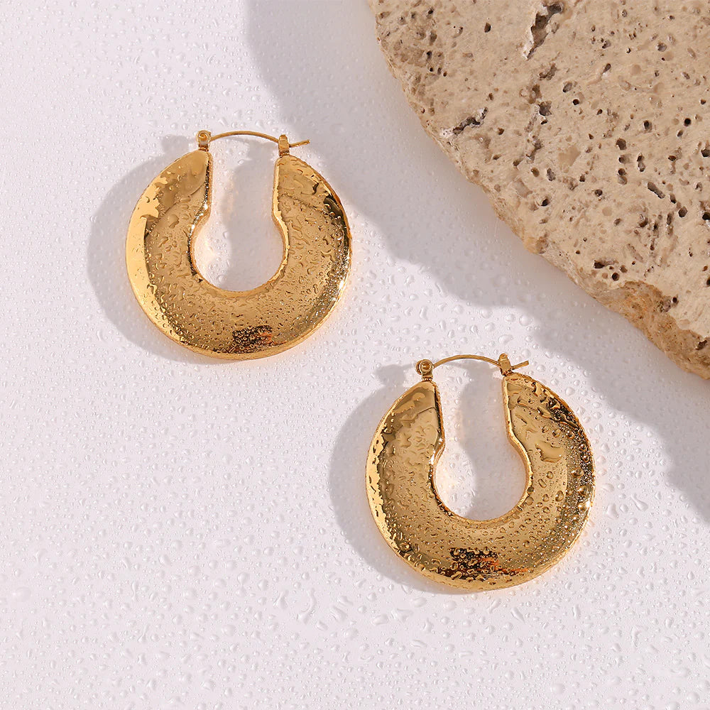Earrings Chunky Hoops