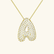 Bubble Letter Initial Necklace - Emberly