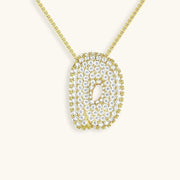 Bubble Letter Initial Necklace - Emberly
