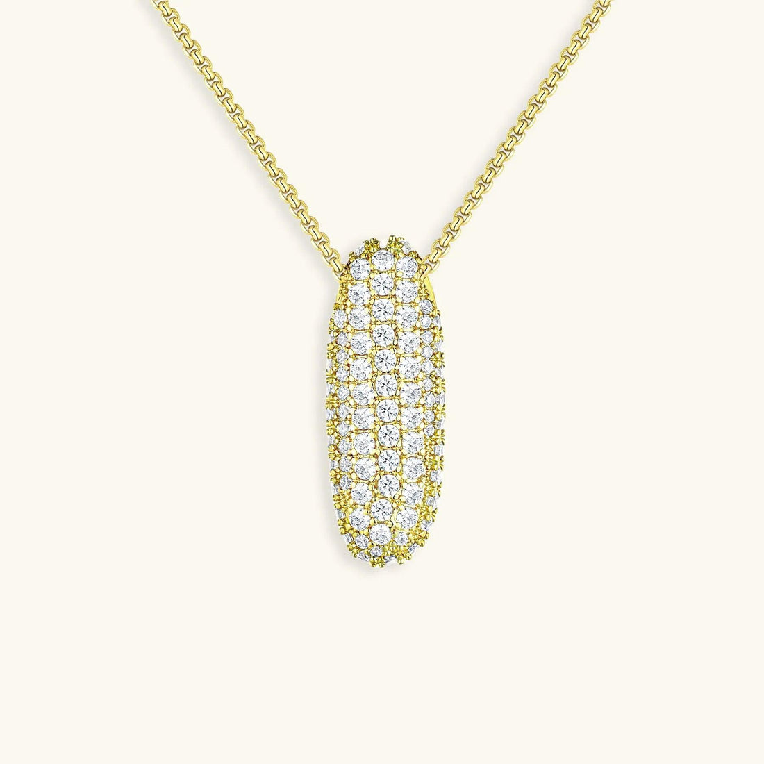 Bubble Letter Initial Necklace - Emberly