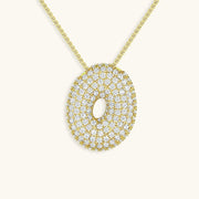 Bubble Letter Initial Necklace - Emberly