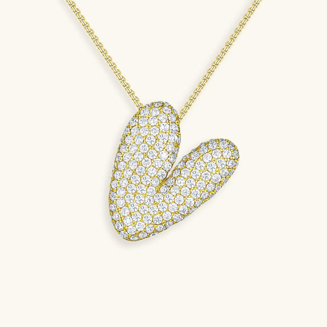 Bubble Letter Initial Necklace - Emberly