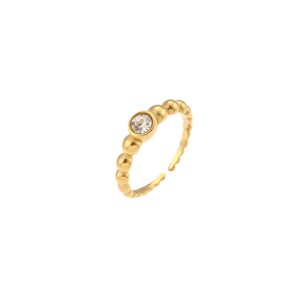 Beaded Diamond Ring - Emberly
