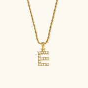 Necklace 'shining letter'