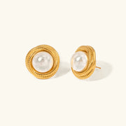 Earrings "Aqua Pearl" - Emberly