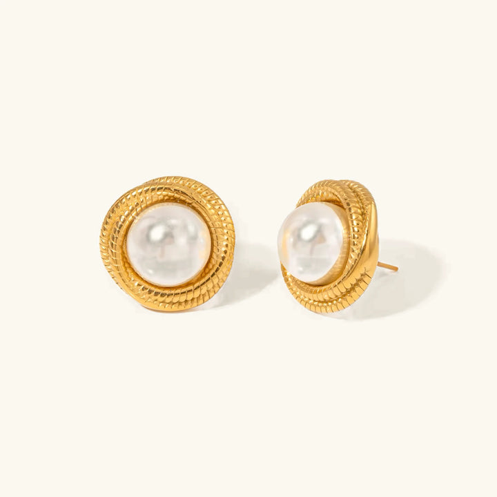 Earrings "Aqua Pearl" - Emberly
