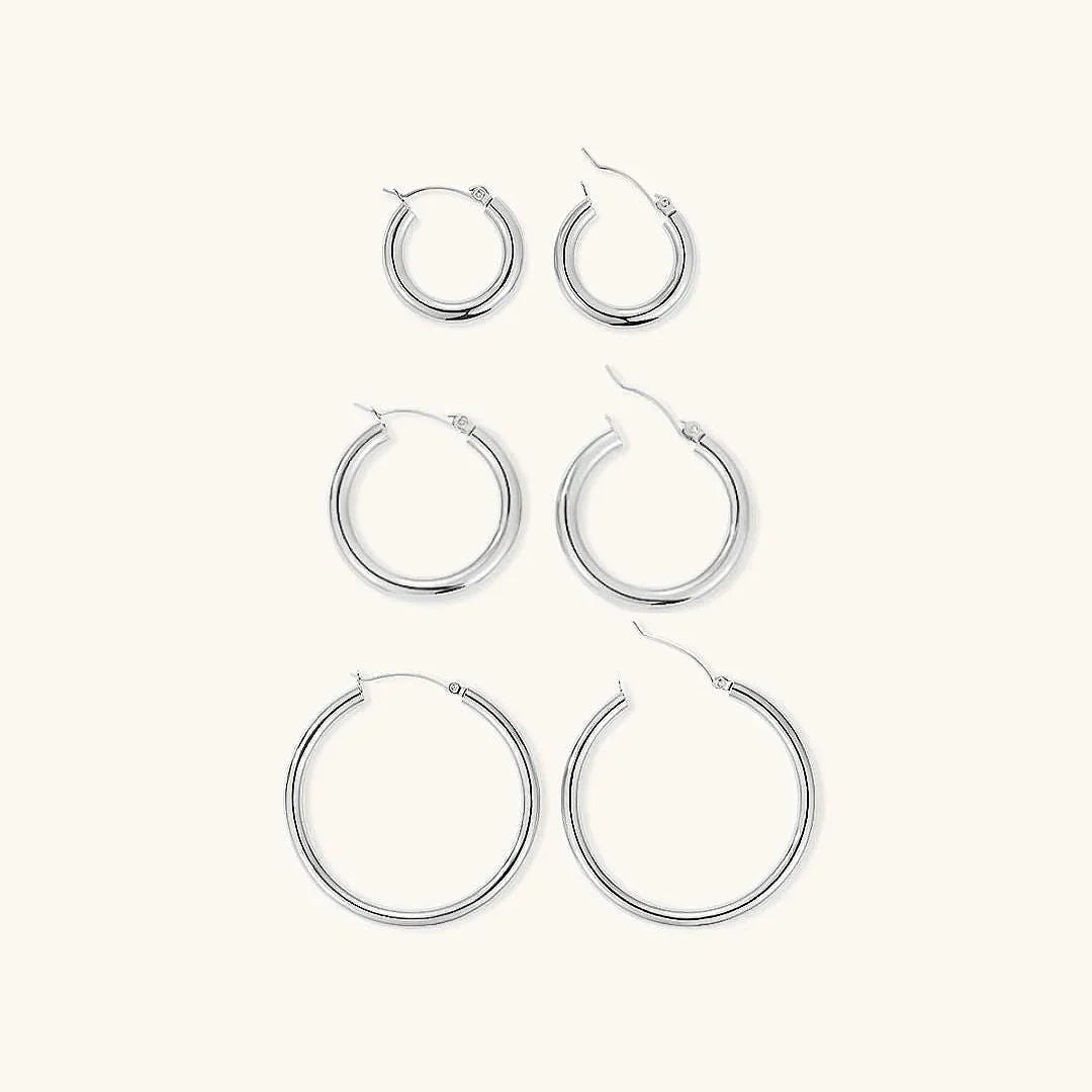 Earrings "Broad Round" - Emberly