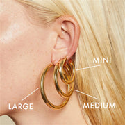 Earrings "Broad Round" - Emberly