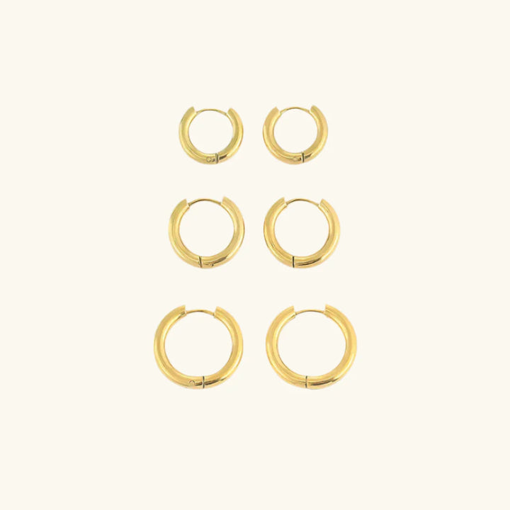 Earrings "Huggie" - Emberly