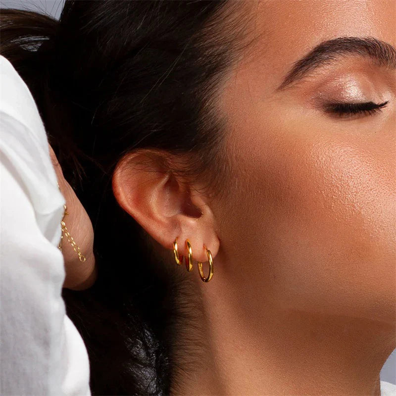 Earrings "Huggie" - Emberly