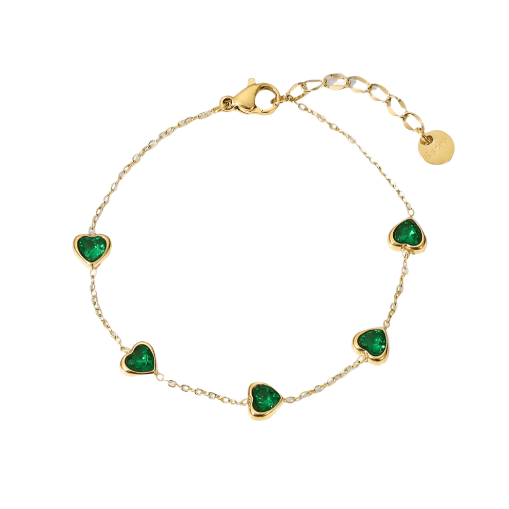 Bracelet "Emerald Heart" - Emberly