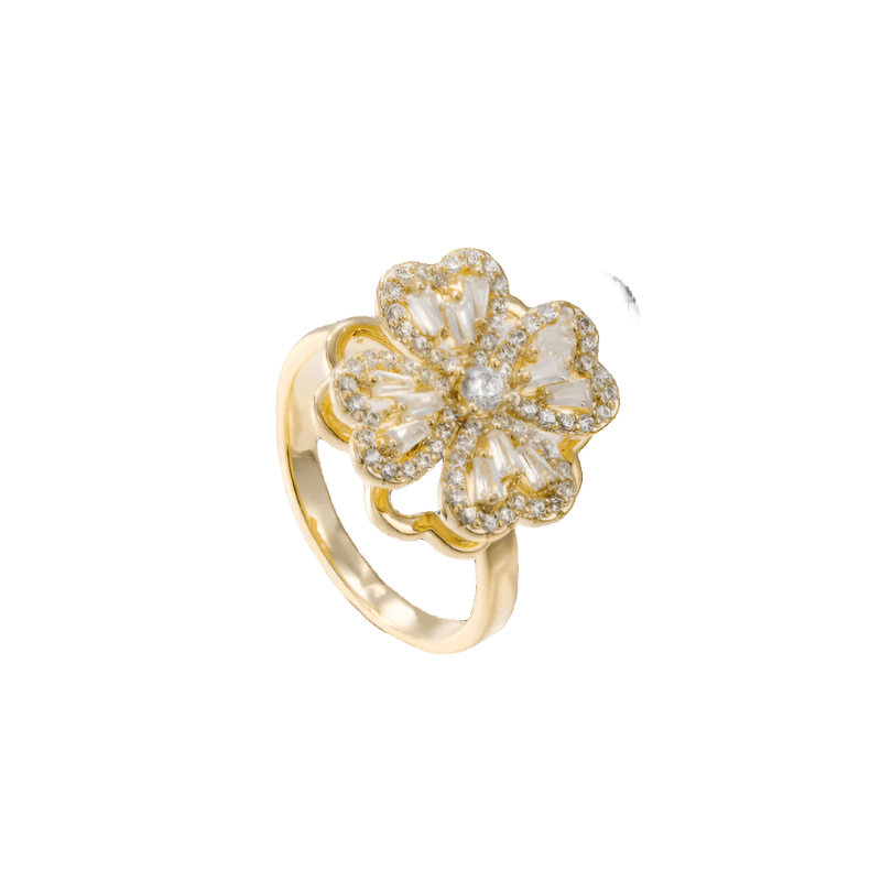 Ring "Floral Bloom Crystal" - Emberly