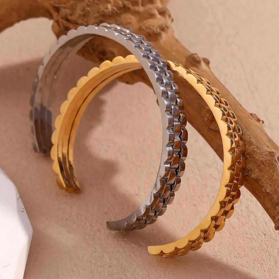 Bracelet "Grid Cuff" - Emberly