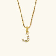 Necklace 'shining letter'